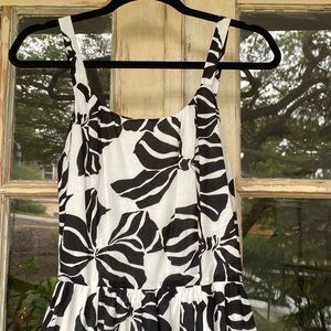 Trashy Dive Black & White Bow Print Cotton Sundress sz 4